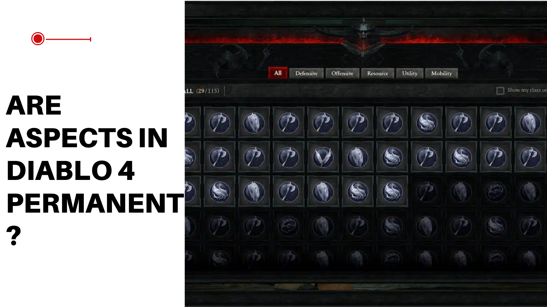 Are Aspects In Diablo 4 Permanent Exploring The Eternal Loot Pool And   Red And Black Modern Business Automotive Presentation 27 